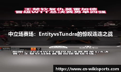 中立场赛场：EntityvsTundra的惊叹连连之战